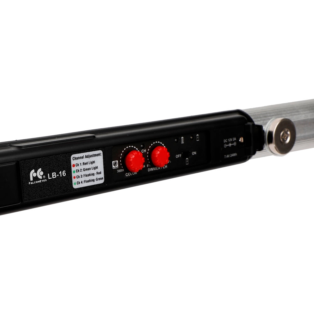 Falcon Eyes Luz LED Barra Kit LB-16-K3 con Maletín — 5
