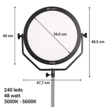 Falcon Eyes Bicolor Lámpara LED Sophiez SO-48TD en 230V — 2