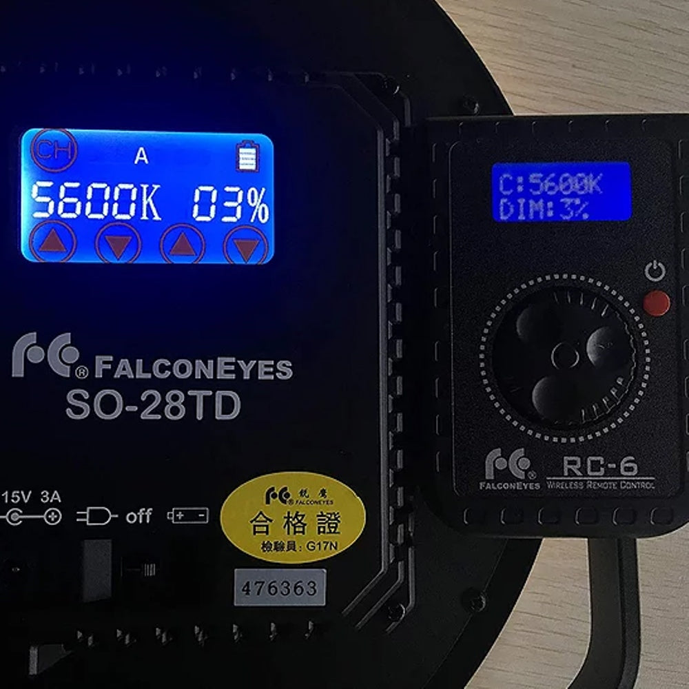 Falcon Eyes LED Mando a distancia RC-6 — 6
