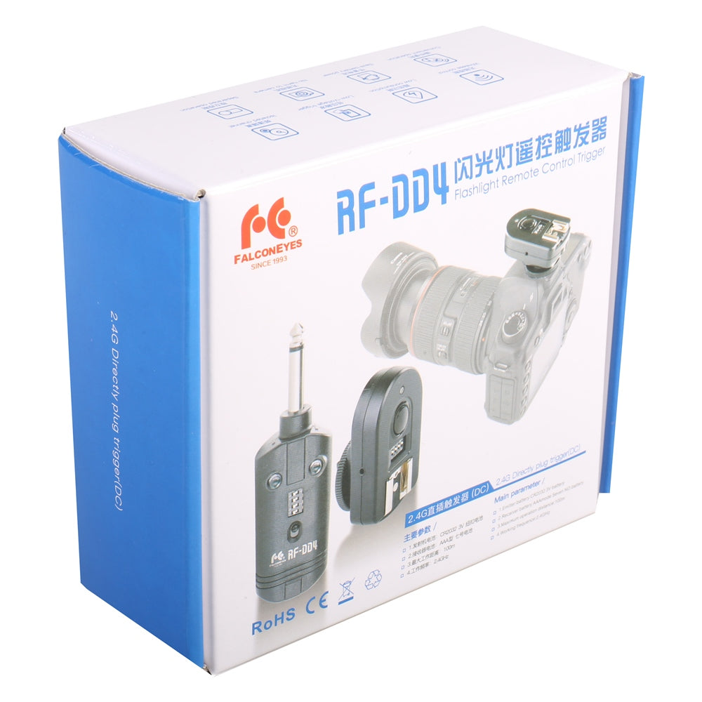 Falcon Eyes Radio Disparador Kit RF-DD2.4 en AAA-Batería — 8