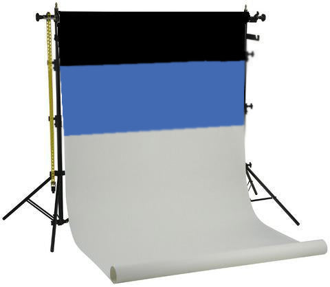 Falcon Eyes Sistema de fondos SPK-3 con 3 Rollos Negro/Blanco/Azul 1.35x11 m