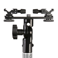 Falcon Eyes Doble Montura Soporte basculante + 2 x Zapata CLD-14A