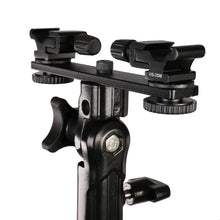 Falcon Eyes Doble Montura Soporte basculante + 2 x Zapata CLD-14A — 2