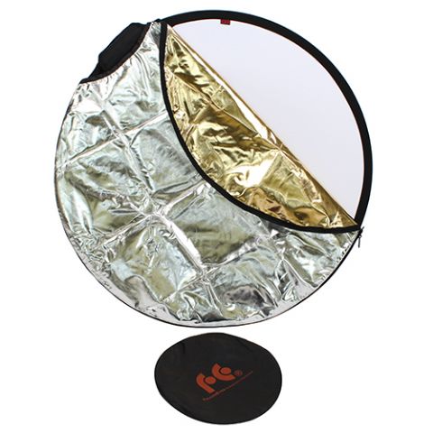 Falcon Eyes Reflector 5 en 1 con Empuñadura RFEG-32SLG 82 cm