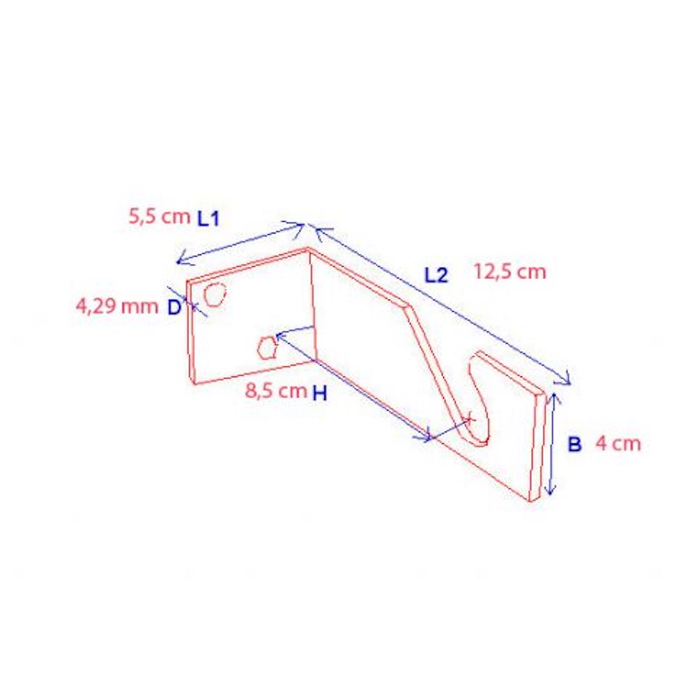 Falcon Eyes Soporte FA-013 para B-Reel — 3