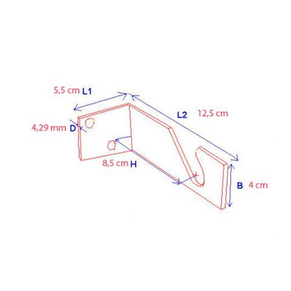 Falcon Eyes Soporte FA-013 para B-Reel — 3