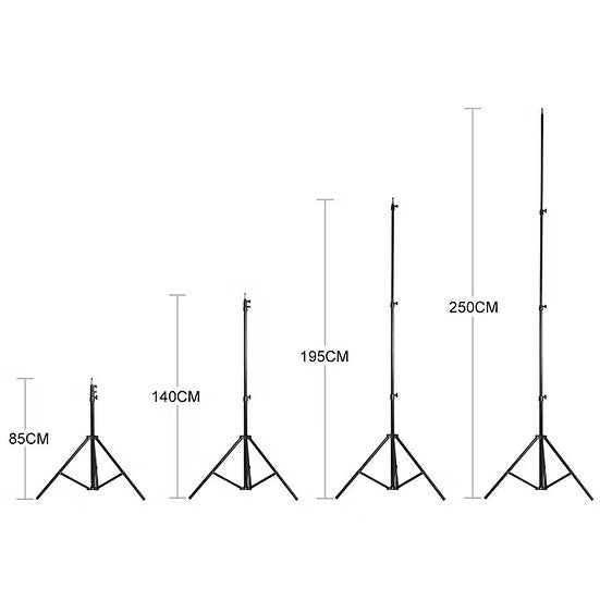 Falcon Eyes Pie de iluminación I-2501 82-250 cm — 3