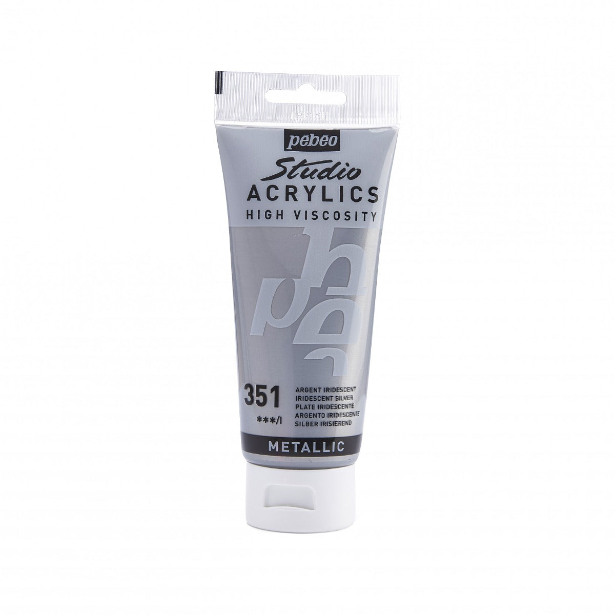 Pebeo Studio Pintura acrílica 100 ml - 351 - Plata