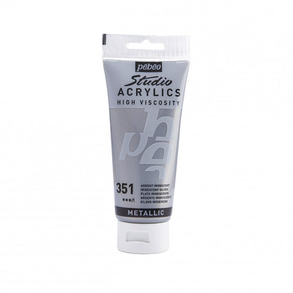 Pebeo Studio Pintura acrílica 100 ml - 351 - Plata