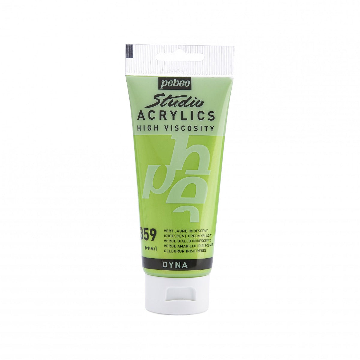 Pebeo Studio Pintura acrílica 100 ml - 359 - Iridescent Green Yellow