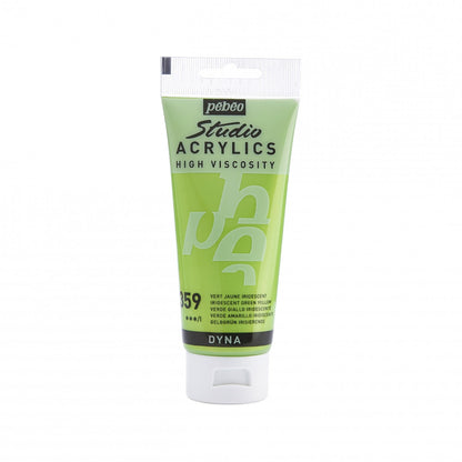 Pebeo Studio Pintura acrílica 100 ml - 359 - Iridescent Green Yellow