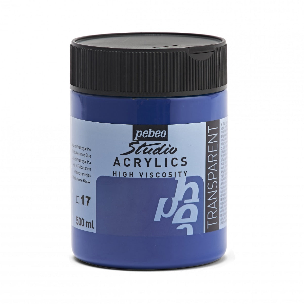 Pebeo Studio Pintura acrílica 500 ml - 17 - Phtalocyaanblauw