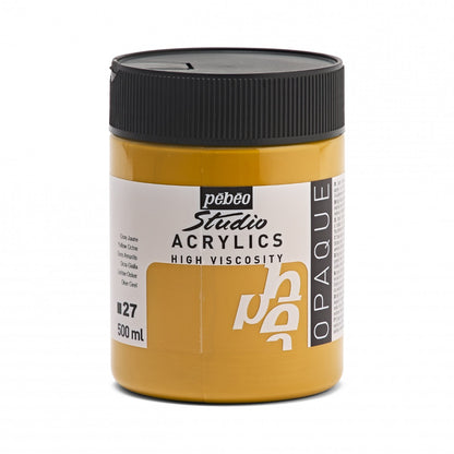 Pebeo Studio Pintura acrílica 500 ml - 27 - Ocre amarillo