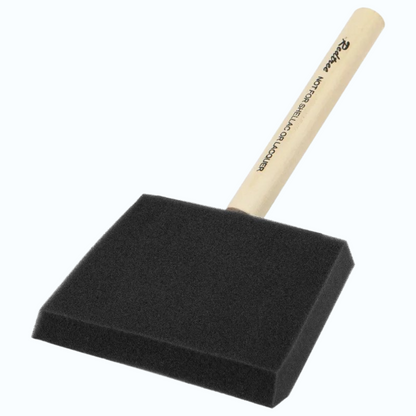 Grote foam brush 100mm para snelle y egale cyanotype toepassingen