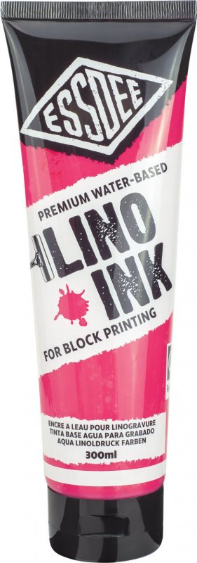 Essdee Block Printing Ink 300 ml - Fluorescente Roze