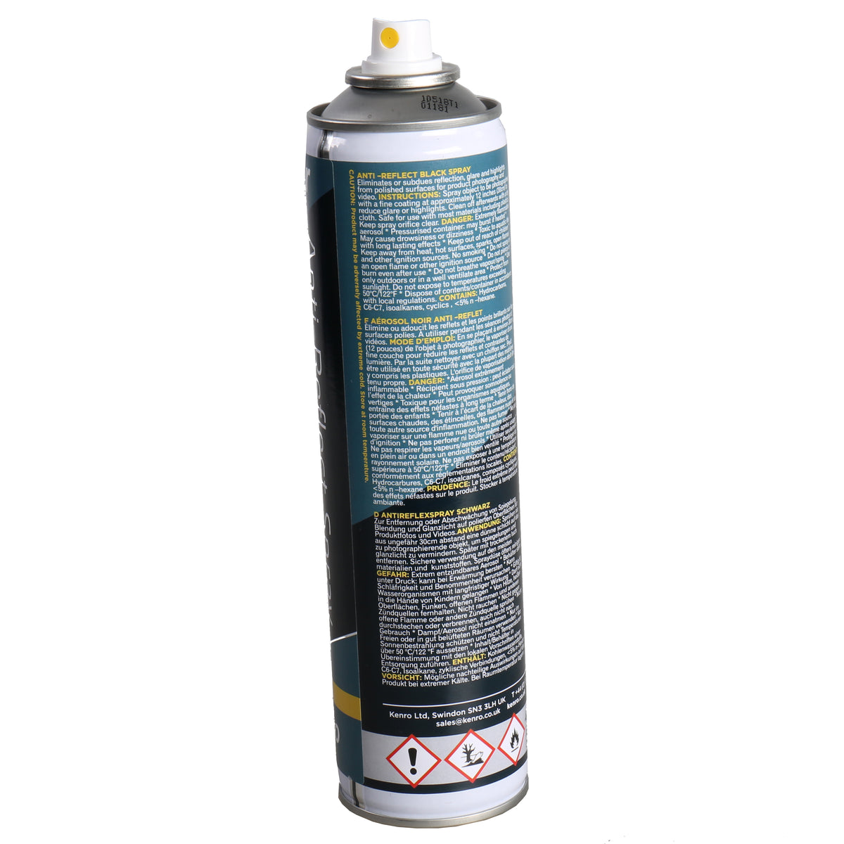 Kenro Antirreflejos Espray Mate para Superficie negra — 4