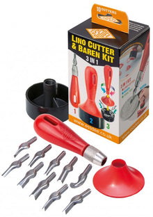 Essdee Set de linograbado con baren manual - 10 mesjes