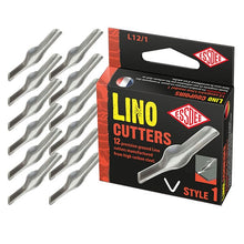 Essdee Cuchillas de linograbado, caja de 12 piezas - Nr. 1