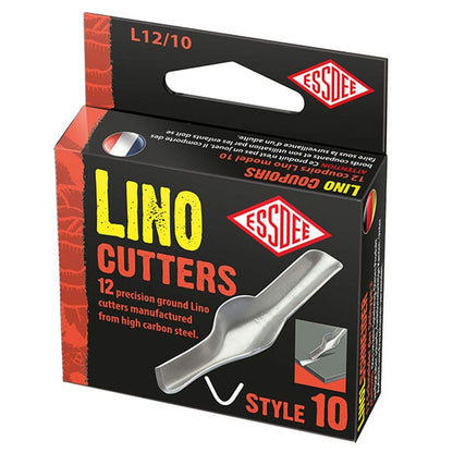 Essdee Cuchillas de linograbado, caja de 12 piezas - Nr. 10