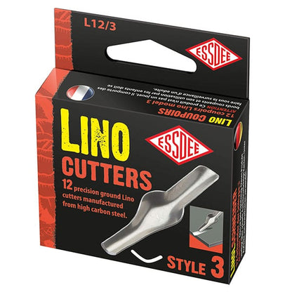 Essdee Cuchillas de linograbado, caja de 12 piezas - Nr. 3