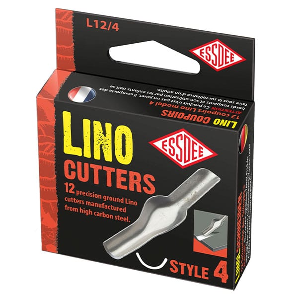 Essdee Cuchillas de linograbado, caja de 12 piezas - Nr. 4