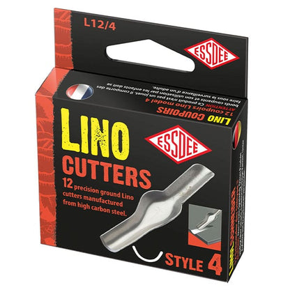 Essdee Cuchillas de linograbado, caja de 12 piezas - Nr. 4