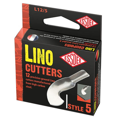 Essdee Cuchillas de linograbado, caja de 12 piezas - Nr. 5