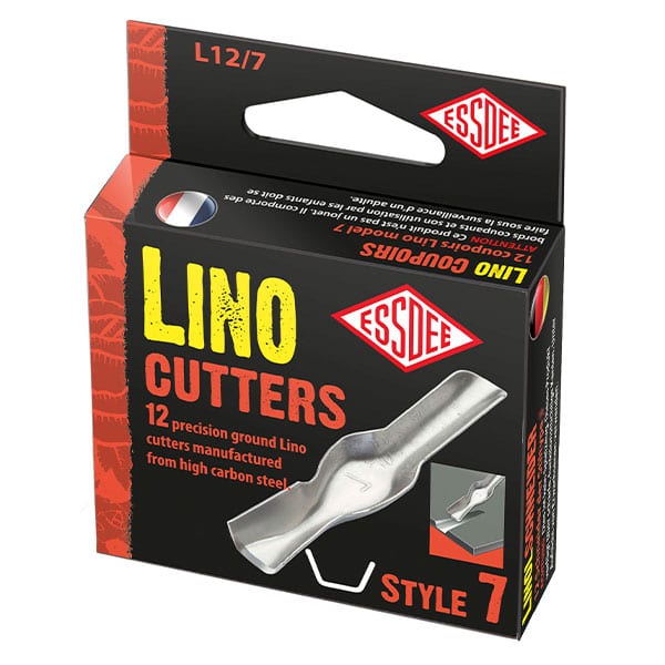 Essdee Cuchillas de linograbado, caja de 12 piezas - Nr. 7