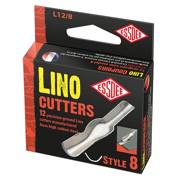 Essdee Cuchillas de linograbado, caja de 12 piezas - Nr. 8
