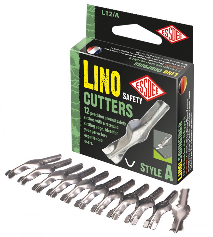 Essdee Cuchillas de seguridad para linóleo Style A - 12 unidades
