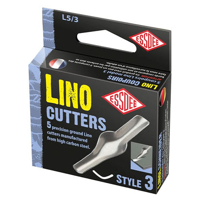 Essdee Cuchillas de linograbado, caja de 5 piezas - Nr. 3