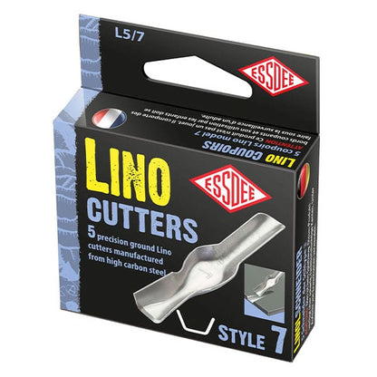 Essdee Cuchillas de linograbado, caja de 5 piezas - Nr. 7
