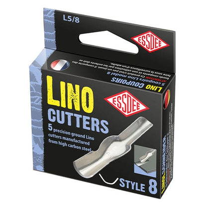 Essdee Cuchillas de linograbado, caja de 5 piezas - Nr. 8