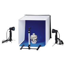 Linkstar Foto Caja Kit PBK-50 50x50 cm Plegable + 2x50W Lámparas