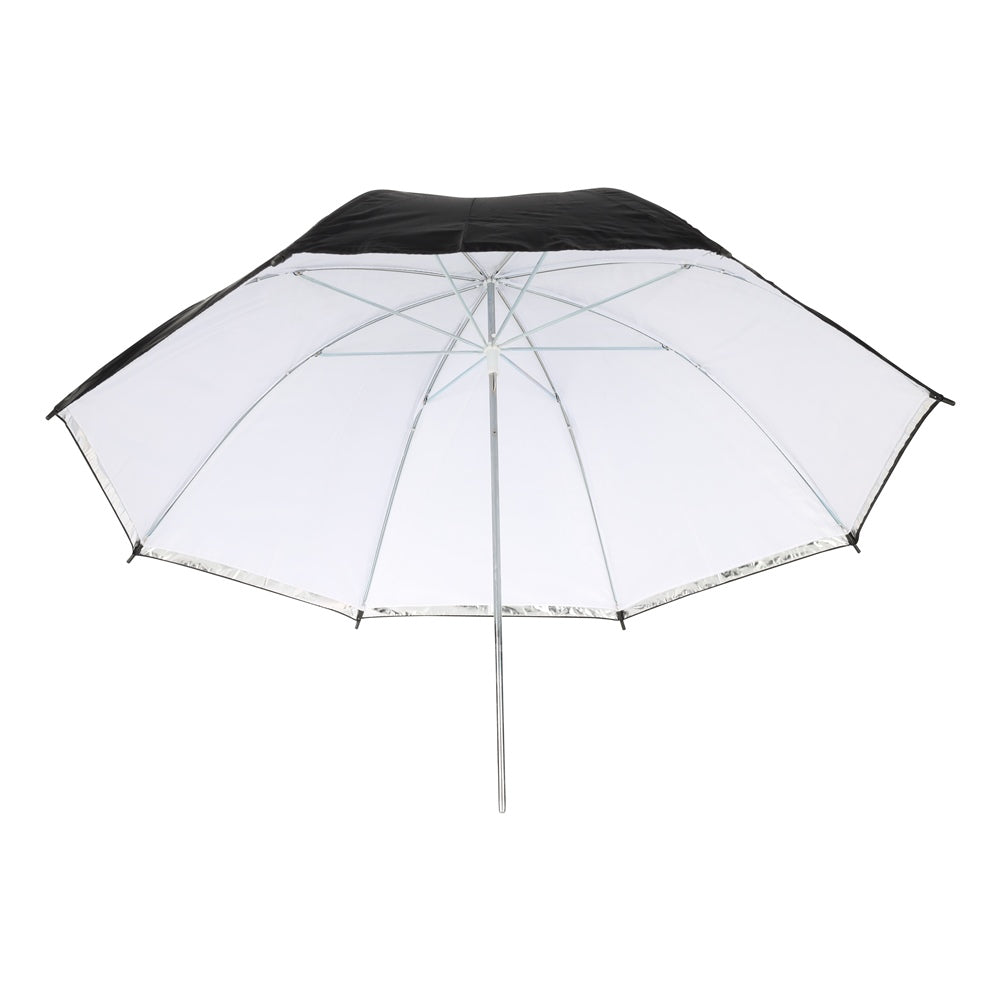 Linkstar Paraguas PUK-84WB Blanco/Negro 100 cm (Reversible) — 3