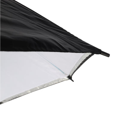 Linkstar Paraguas PUK-84WB Blanco/Negro 100 cm (Reversible) — 6