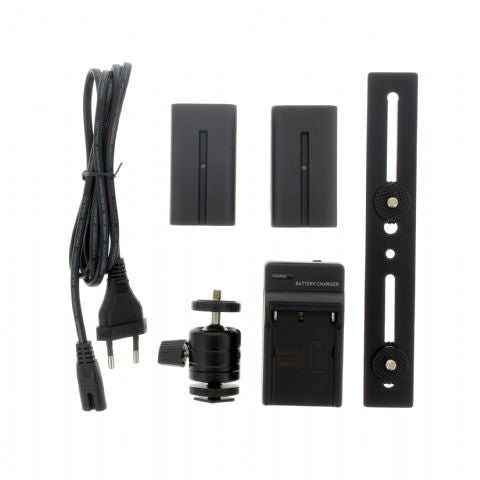 Linkstar Lámpara LED Kit VD-405V-K2 incl. Batería — 3
