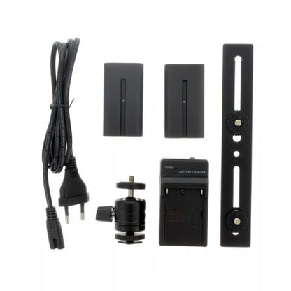 Linkstar Lámpara LED Kit VD-405V-K2 incl. Batería — 3