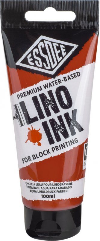 Essdee Premium Block Printing Ink 100 ml - Siena tostada