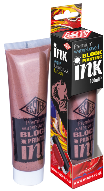 Essdee Premium Metallic Block Printing Ink 100 ml - Metal Bronce