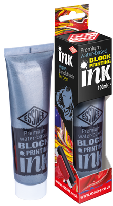 Essdee Premium Metallic Block Printing Ink 100 ml - Plata