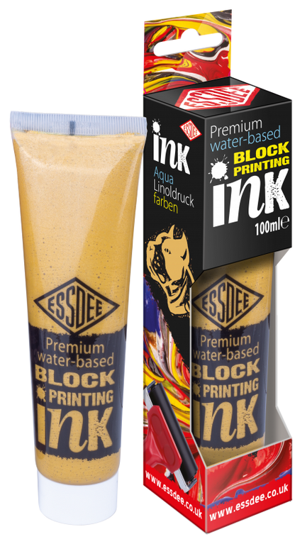 Essdee Premium Metallic Block Printing Ink 100 ml - Oro