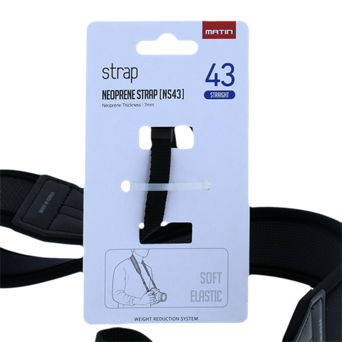 Matin Cuello Correa de Luxe Recto Neoprene 43 mm M-6753H — 5