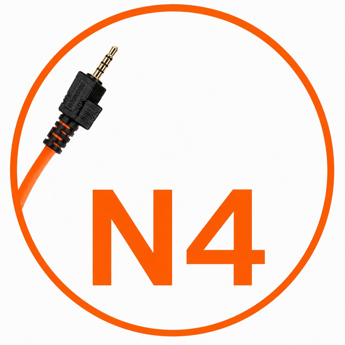 Miops Cable de conexión para cámara N4 Naranja