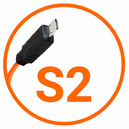 Miops Cable de conexión para cámara Sony S2 Naranja