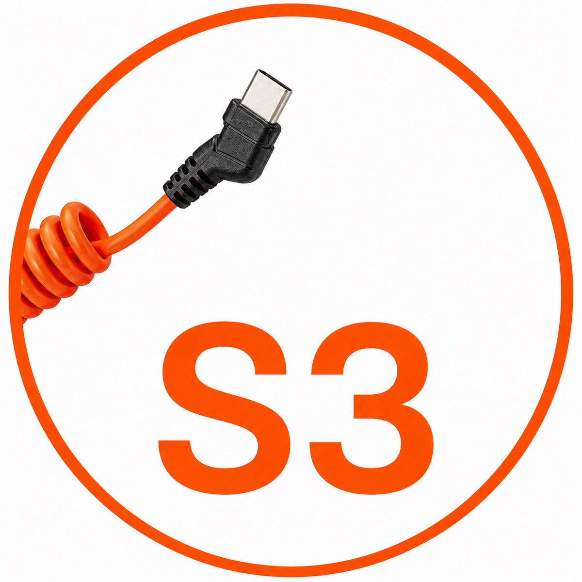 Miops Cable de conexión para cámara Sony S3 Naranja