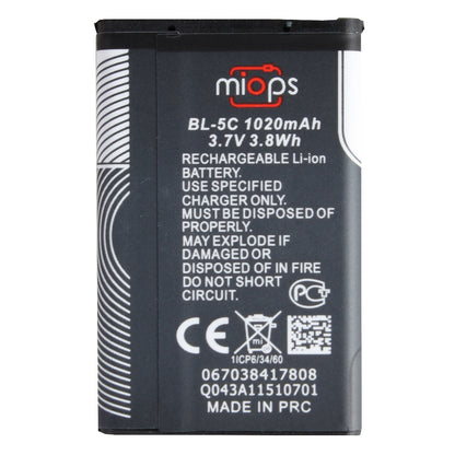 Miops De repuesto Batería BL-5C — 3