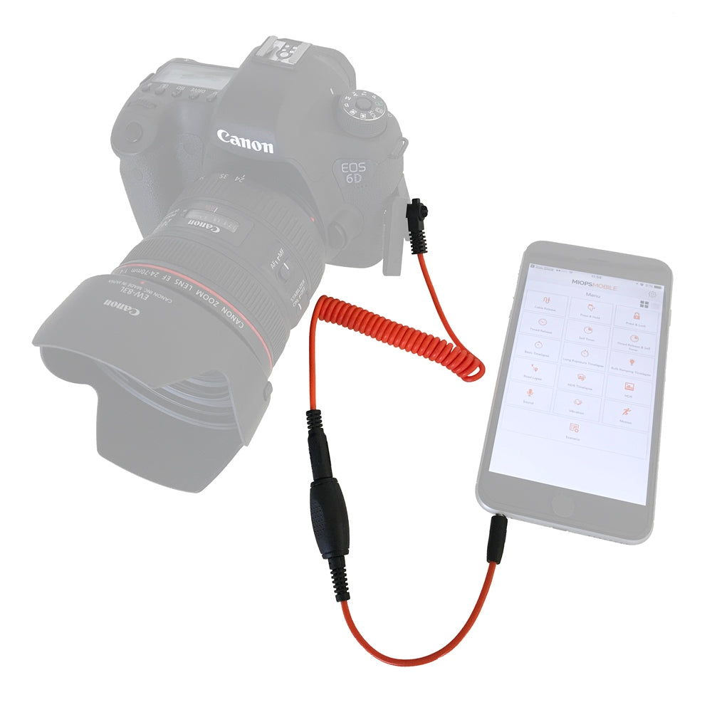 Miops Smartphone Disparador de cámara MD-N3 con N3 Cable para Nikon
