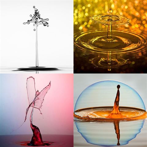 Miops Splash V2 Gota de agua Kit con Soporte — 6