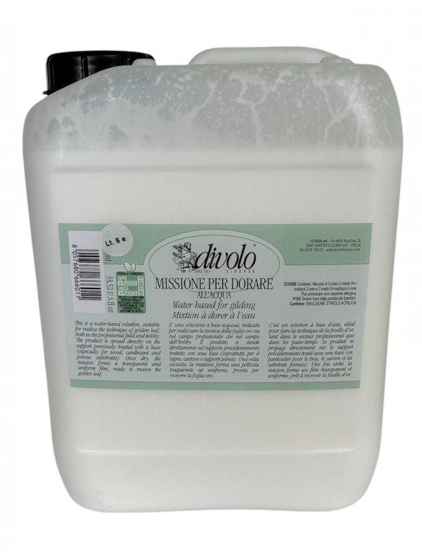 Divolo Adhesivo para dorado Mixtion base de agua - 25 L